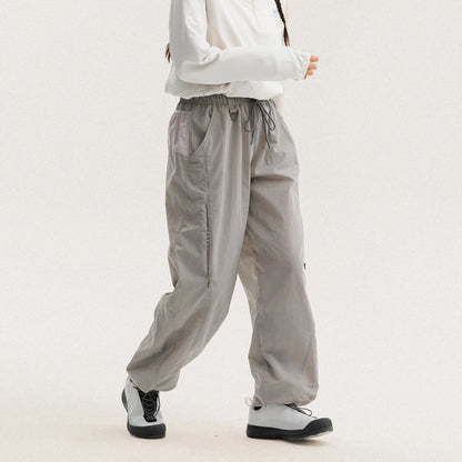 Outdoor Sports Casual Track Pants Men Women Lightweight Hiking Breathable Waterproof Quick Dry Loose Techwear Cargo Pant Trouser