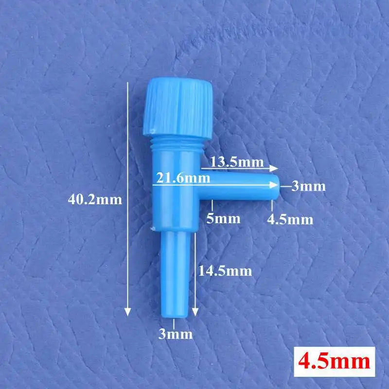 5/10/20pcs Aquarium Air Flow Control Valve Tap Fish Tank Air Water Flow Regulator Hose Connector Control Valve Oxygen Tube