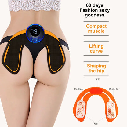 EMS Muscle Stimulator Abs Trainer Muscle Toner USB Rechargable Electric Massager Leg Arm Belly Weight Loss Fitness Workout Unise
