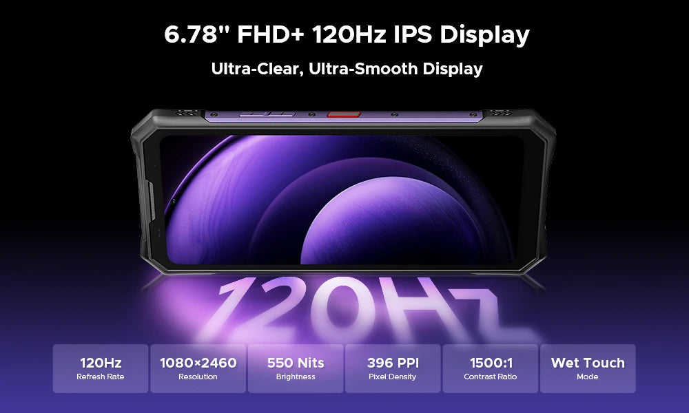 World Premiere DOOGEE S300 Plus Thermal 5G Rugged Phone Thermal Imaging 12GB 1TB 6.78'' Screen 11000mAh Android 16 Mobile Phone