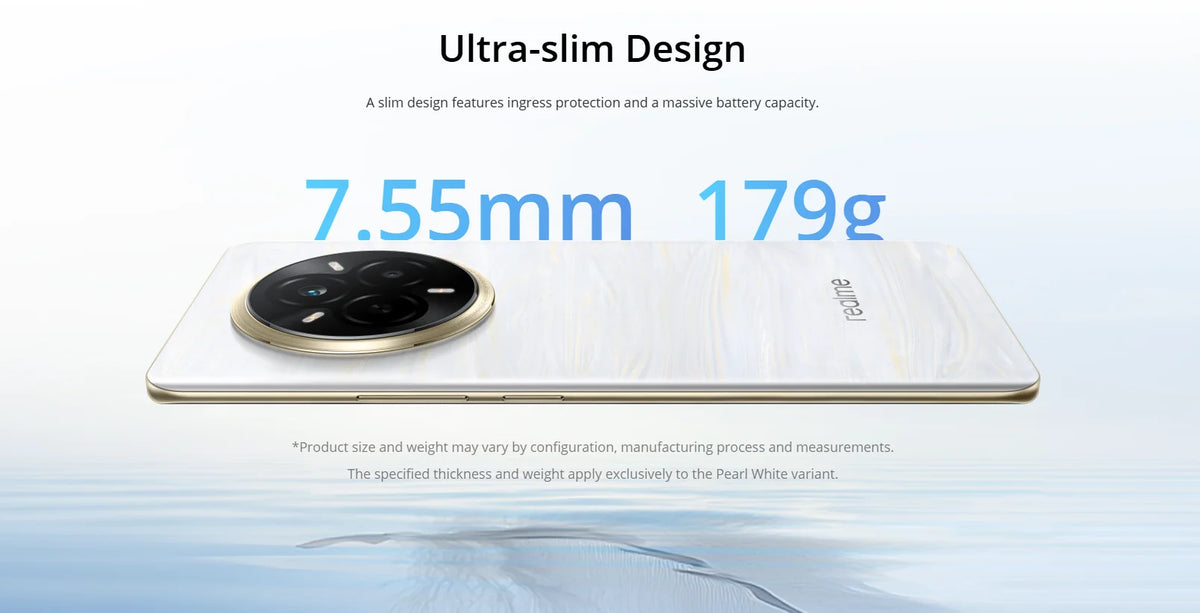 realme 14 Pro 5G European Version 50MP Sony IMX882 OIS Camera Dimensions 7300mAh Battery 120Hz Curved Vision Display IP69