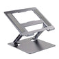 1 Set Laptop Stand Silver, 360 ° Rotating Height Adjustable Notebook Holder Riser for 18 Inch Gaming Laptop, Ergonomic Desktop Bracket for MacBook PC, Gift for Students Office Gamers
