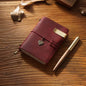 Fromthenon Leather TN Travel Notebook Handbook Diary First Layer Cowhide Diary Handbook Notes Handmade Loose-leaf Notebook