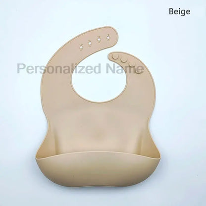 Silicone Baby Bib for Babies & Toddlers Waterproof Silicone Bibs Soft With Food Catcher Pocket for Boys & Girls Free Custom Logo