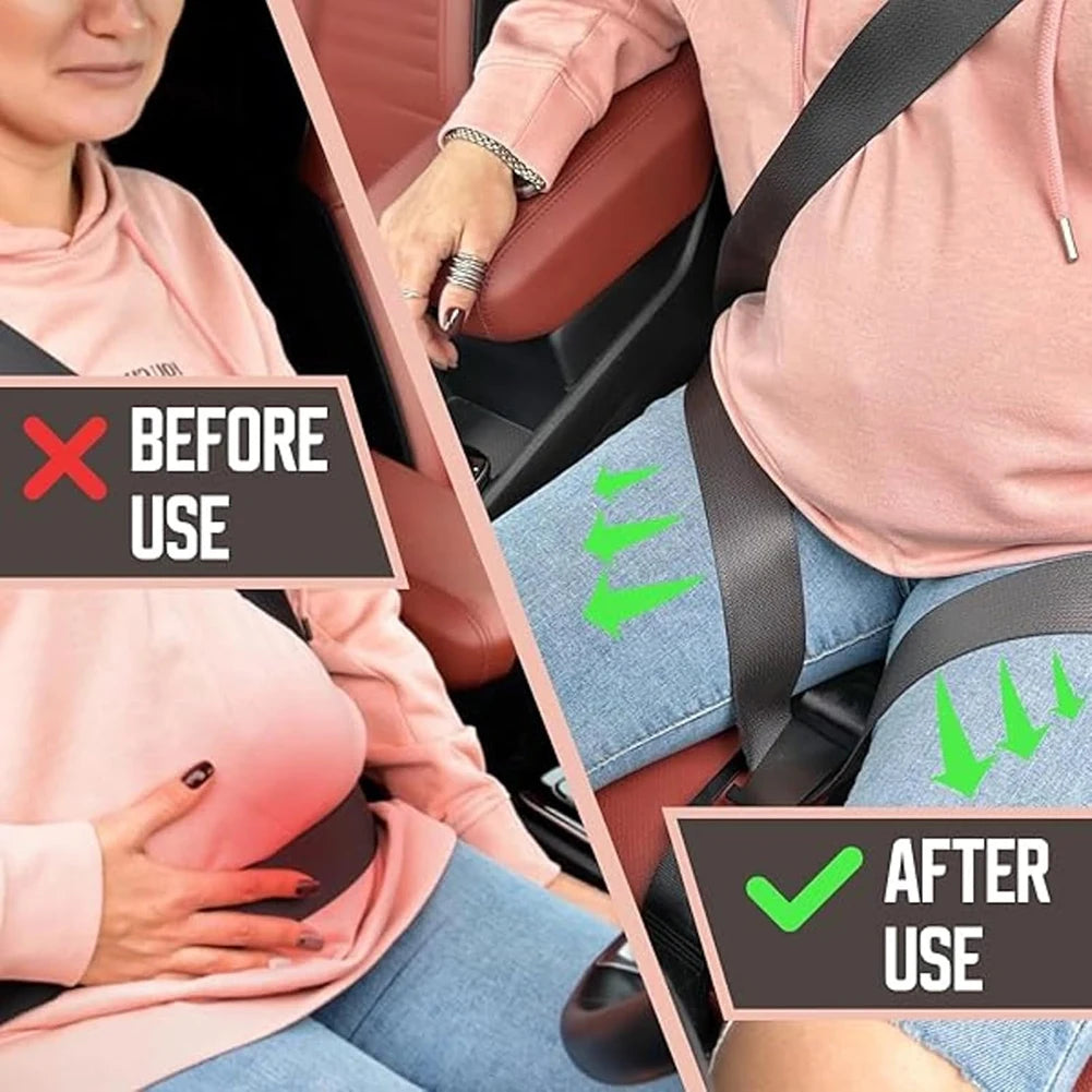 Car Seat Safety Belly Support Belt For Pregnant Woman Maternity Moms Belly Unborn Baby Protector Adjuster Extender Accessories