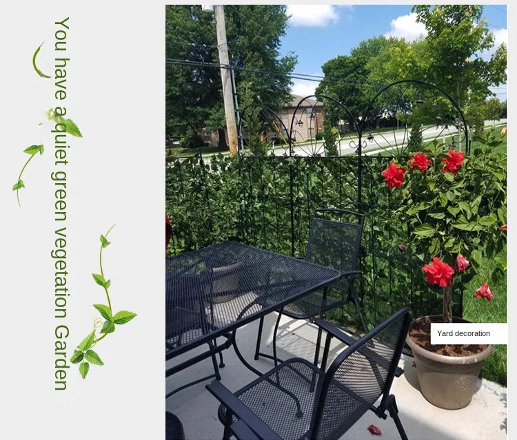 100X300cm Artificial Ivy Fence Plant Grass Wall Panel Faux Green Leaf Hedge Privacy  Screen Outdoor Home Garden Balcony Decor