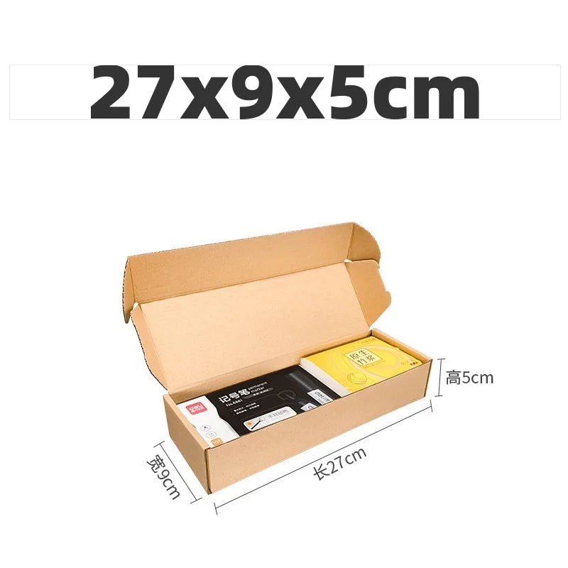 10pcs Shipping Boxes Cardboard Corrugated Mailer Boxes for Packaging Craft Gifts Giving Products for Small Business