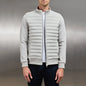 Autumn Winter Lightweight Stand Collar Down Jacket for Men Solid Slim Zipper Casual Warm Parkas Outwear Business Causal Jackets