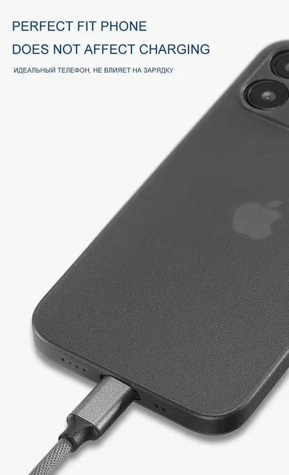 0.2MM Ultra Thin Case For iphone 13 14 15 Pro Max 12 Mini 11 X XR XS Max Cover For iphone SE 2020 2022 7 6 8 Plus Hard PC Case