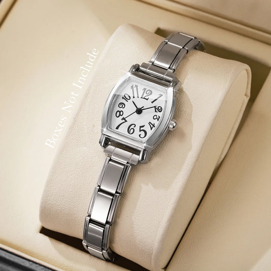 Fashion Arabic Dial Women Watch Elegant Thin Strap Wristwatch For Ladies Reloj Mujer Girls Clock Gift (Without Box)
