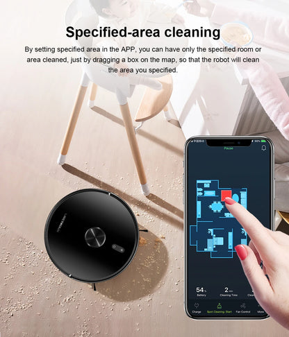 Robot Vacuum Cleaner Liectroux/LILIN X6,Laser System,Multiple-Floor Maps,Restricted Area Setting for Home Carpet Cleaning