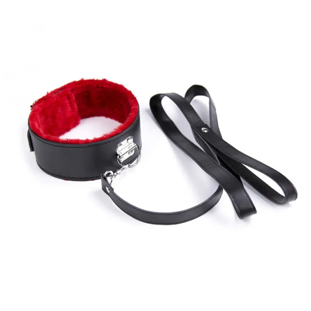 Adjustable Leather BDSM Bondage Set Body Harness Handcuffs Straps Erotic Intimate Party Game Adult Toys for Couples