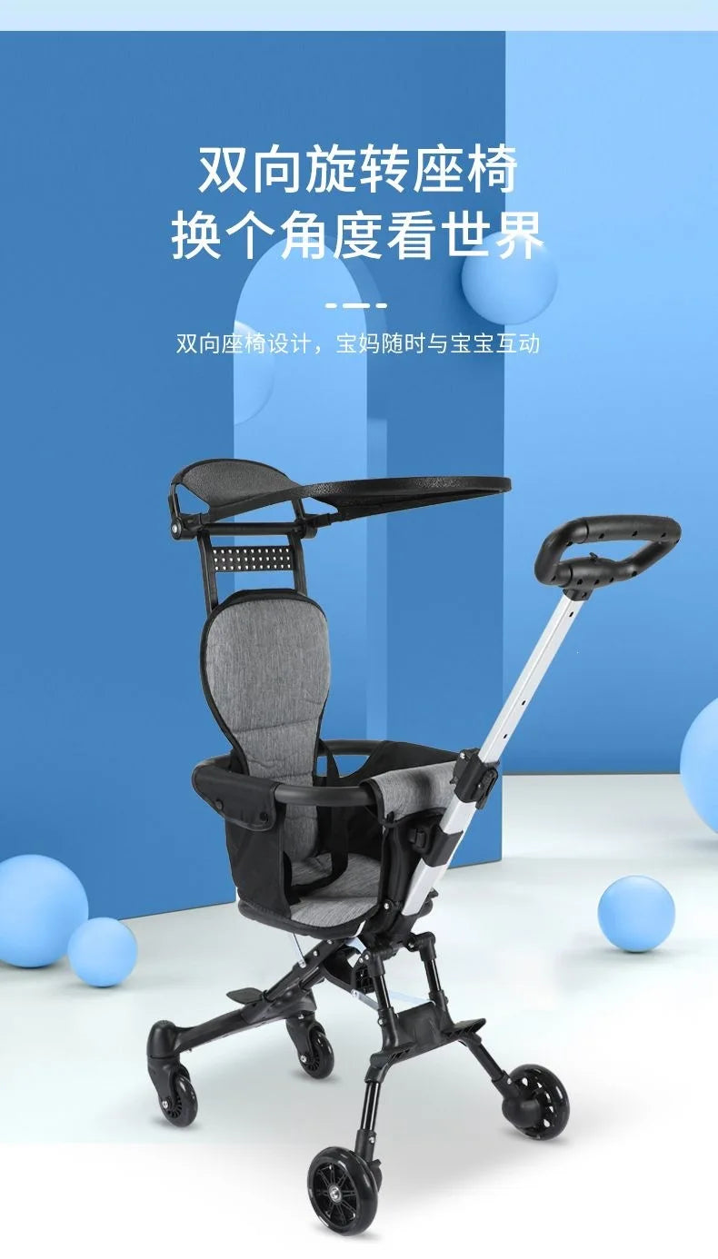 Easy Assembly DIY Pet Stroller Portable Foldable Cart Breathable Travel Carrier for Small Breed Dogs Cats Outdoor Walking