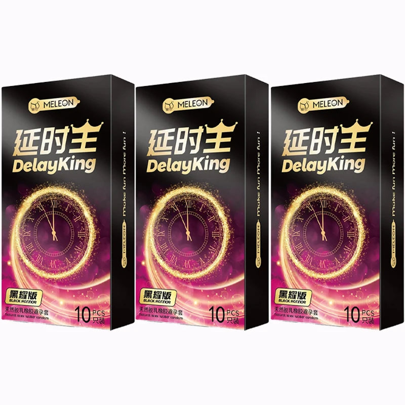 10/30/50pcs Delayed Ejaculation Condoms for Men,Long Lasting Particle Penis Sleeve,Moisturizing Latex Condom for Adults Sex Toys