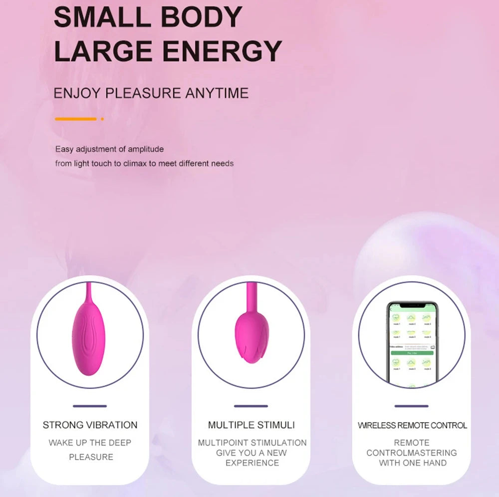 APP Control Vibrator Bluetooth Wireless Sex Toys for Women Wearable Rotate Vibrating Egg Kegel Ball G Spot Clit Female Panties