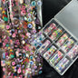 10Rolls Halloween  Flower Plaid Angel Marble  Bow Nail Foils Transfer Paper  Nail Art Stickers   Decal  Nails Decoration
