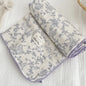 Baby Blanket Floral Soft Cotton Muslin Newborn Swaddle Wrap Receiving Blanket Quick Dry Bath Towel Baby Stroller Cover