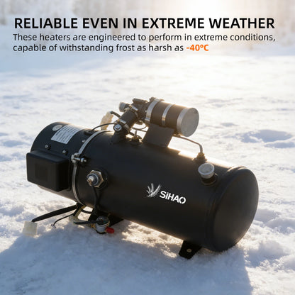 SIHAO 5KW/16.3KW Liquid Fuel Parking Heater Vehicle Auxiliary Heater for Engine Startup Cabin Heating and Windshield Anti-Frost Applications