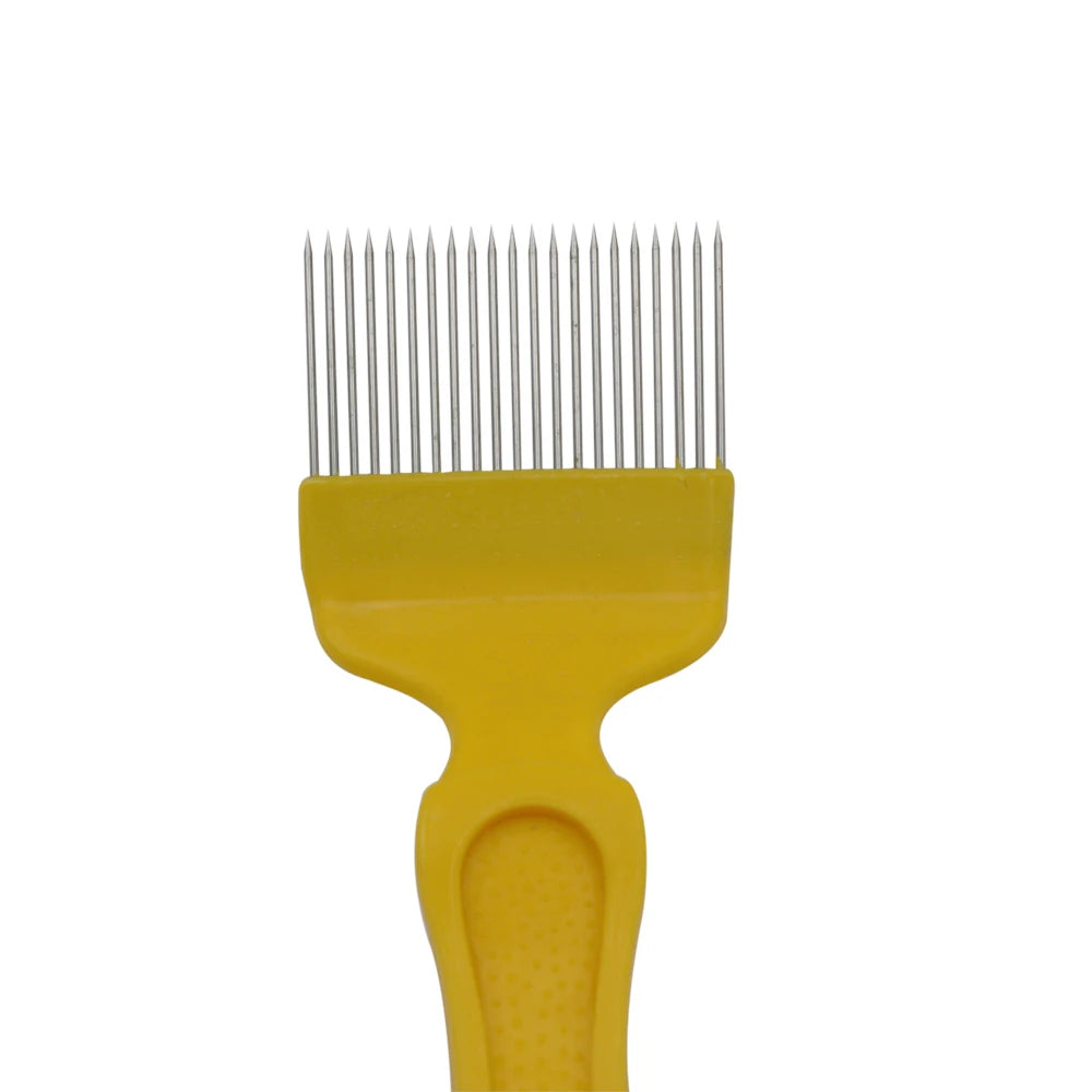 1 Pc Beekeeping Shovel Honey Spatula Anti-slip Handle 21 Needle-shaped Cut Honey Knife Spur Tooth Beehive Tools