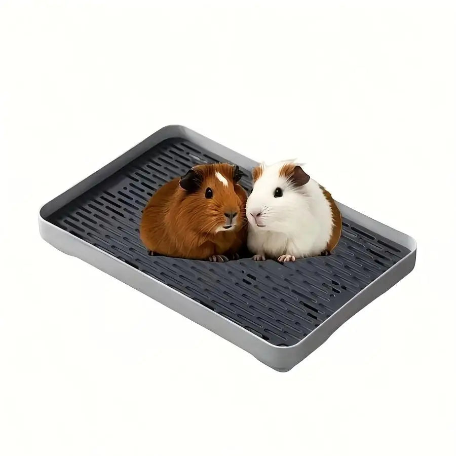 1pc Rabbit Litter Box Small Pet Toilet Tray Bunnie Corner Toilet Box For Ferret Hamster Dragon Cat Guinea Pig Dutch Pig Supplies