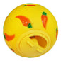 1pcs Rabbit Treat Ball Pet Slow Feeder Interactive Bunny Toy Snack Toy Ball Bite Resistant Feeding Toys Ferret Kitty Hamster Toy