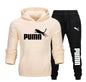 2026 Ne w Autumn and Winter Men's Pullover Hoodie and Pants Two-Piece Set Fashionable Trendy Fitness Casual Sportswear
