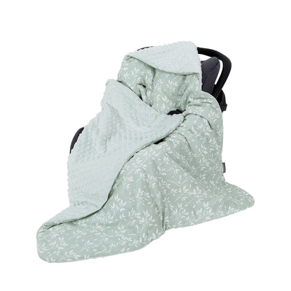 Newborn Baby Blanket In Baby Car Seat Basket 0-3 Months Swaddle Wrap With Windproof Hooded For Outside Travel Boys Girls