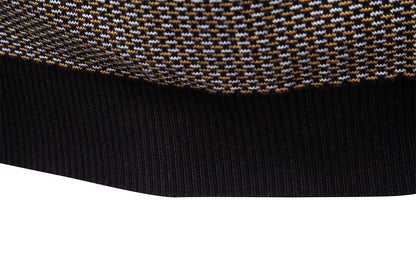 European New Fashion Autumn Winter Men's Thicken Casual Trendy Half Zipper Knitted Pullovers Male Simple Wool Sweaters Clothes