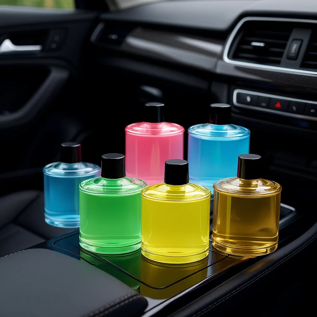 Car Air Freshener Car Aromatherapy Replacement Smell Air Freshener Automatic Auto Scent Starry Sky Ceiling Ambient Light