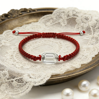 Acrylic Vial Bracelets Cremation Jewelry Urn Bracelet Bangle Rope Handmade Bracelet Adjustable Memorial Keepsakes for Loved Ones