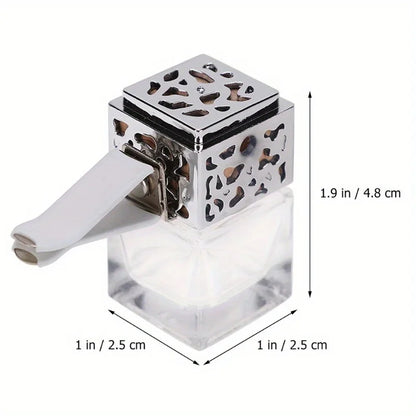Auto Aromatherapy Machine & Car Perfume - Bottled Diffuser with Metal Clip Container, Universal Air Freshener