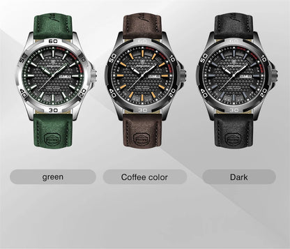 PAAZOMU Man Luxury Brand Watch Waterproof Luminous Date Week Men's Quartz Wristwatch Stainless Steel Fashion Sports Men Watches
