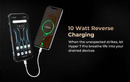 [Ship from DE] HOTWAV Hyper 7 Pro 5G Rugged Phone 200MP Android 14 6.6'' 120Hz Smartphone 36(16+20)GB 256GB 10800mAh Cell Phone