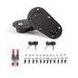 2Pcs Black Front Hood Engine Bonnet Pin Latch Lock Universal for Racing Car, Safety Protection with / without keys