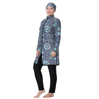 Muslim Swimming Suit for Women Cover Ups Swimwear Abaya Abayas Hijab Long Sleeve Modest Swimsuit Burkini Islamic Designer Hijabs