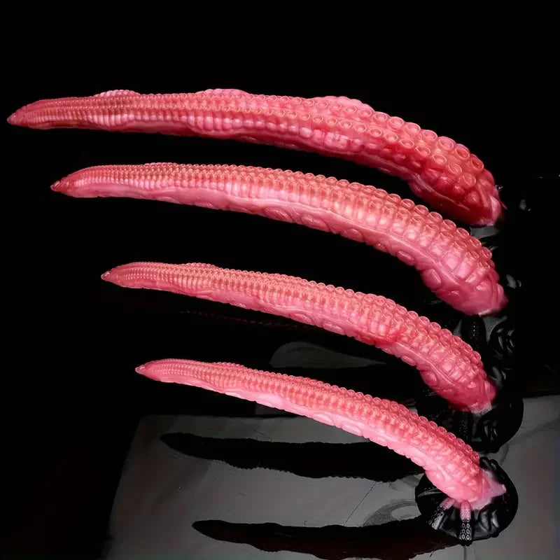 FAAK 65cm Long Butt Plug With Suction Cup S M L XL XXL Fantasy Octopus Leg Dildo Anal Beads 5 Sizes Sex Toys For Women Man
