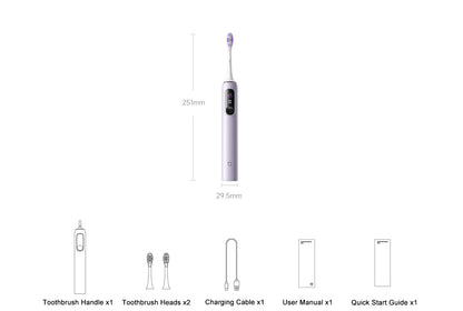 MIJIA Oscillation Electric Toothbrush Pro,Smart 4 Modes,IPX8 Waterproof Sonic Vibration Toothbrushes,180-day Battery Life