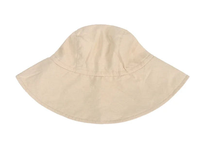 Baby SunHat Summer Boys Girls Bucket Hat Kids Cotton UV Travel Hats Child Big Brim Outdoor Beach Caps Fashion Casual Panama Cap