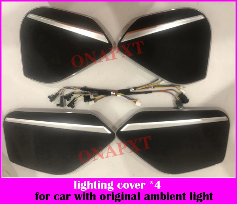 LED For Audi A4 S4 A5 S5 B9 2016-2023 Center Console Dashboard Ambient Light Strip Decorative Cover Lift Tweeter Speaker Lamp