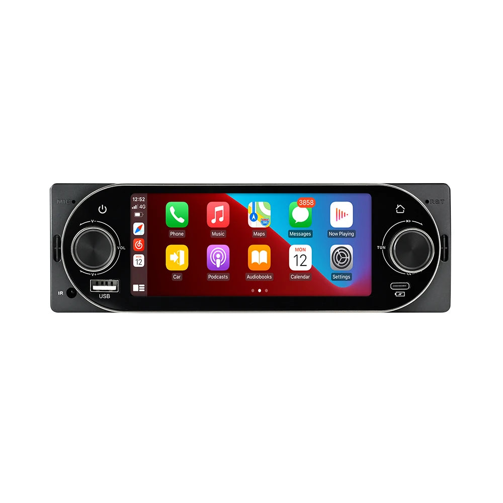 MEKEDE 6.86 Inch 1Din Carplay Android Auto Car Radio Multimedia Video MP5 Player With BT FM Stereo USB Type-C Plug Autoradio