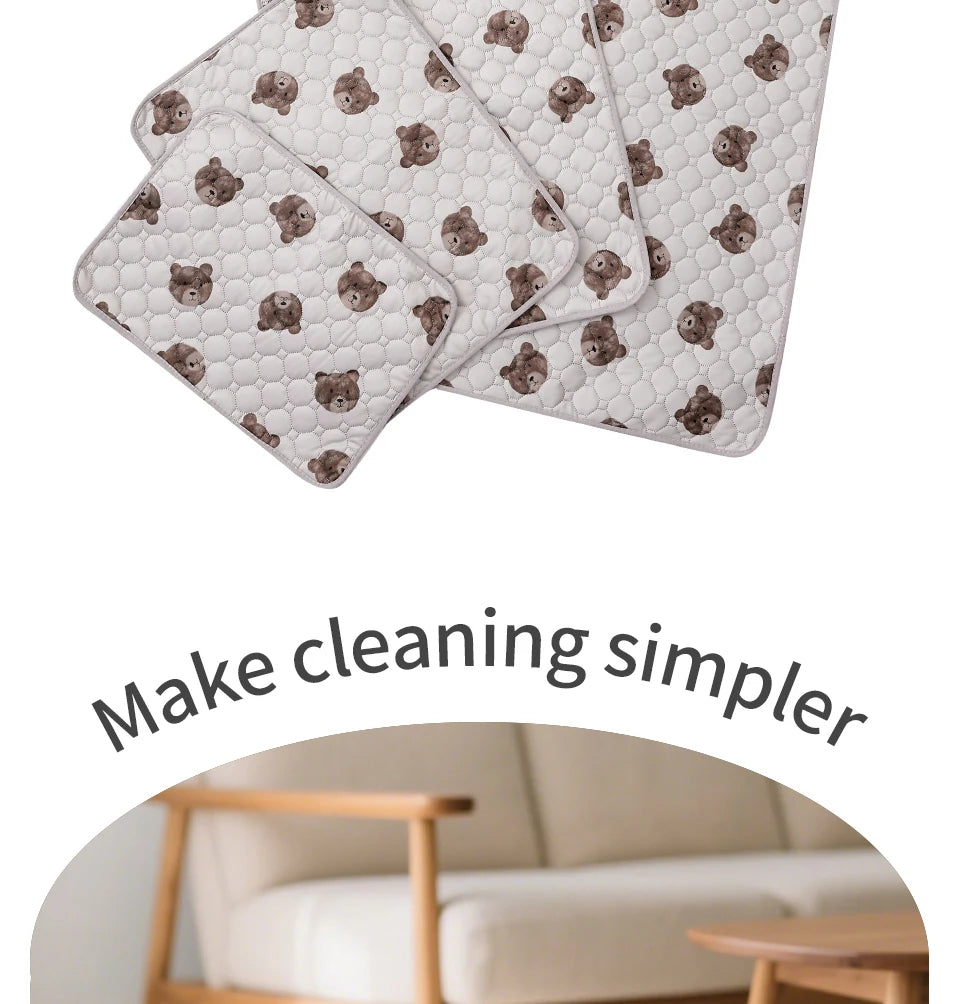 1PC Washable Reusable Pet Mat Training Pad, Suitable for Dogs and Cats, Non-Slip,Dog Cat Pad Blanket,  Pet Accessories
