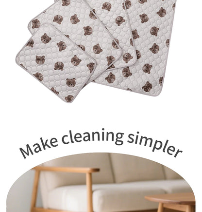 1PC Washable Reusable Pet Mat Training Pad, Suitable for Dogs and Cats, Non-Slip,Dog Cat Pad Blanket,  Pet Accessories