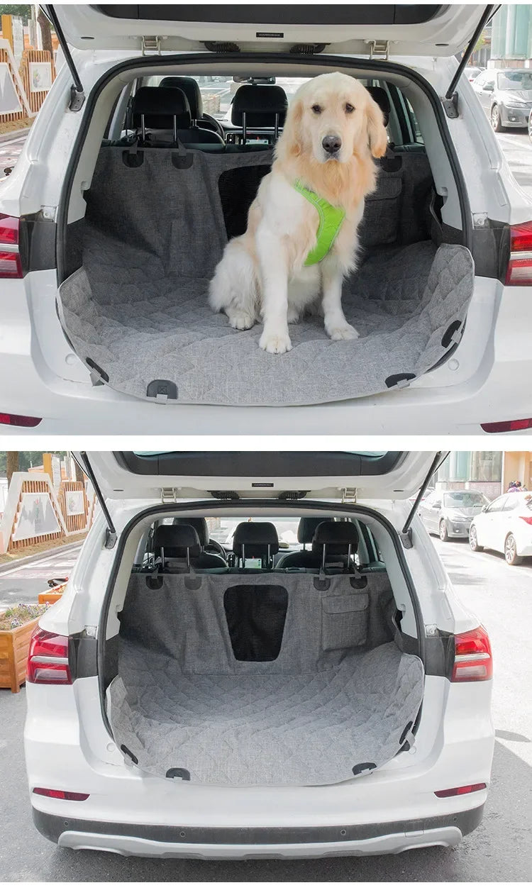 Universal Dog Car Seat Cover Waterproof Pet Car Seat Back Row Dog Pad Hammock Vehicle Rear Cover Cushion for Dogs Safety Pad