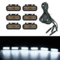 Beusfirts LED Front Grille Light FOR RAM 1500 Accessories Car Daytime Running Light Wheel Eyebrow Lamp For Pickup Offroad 12V