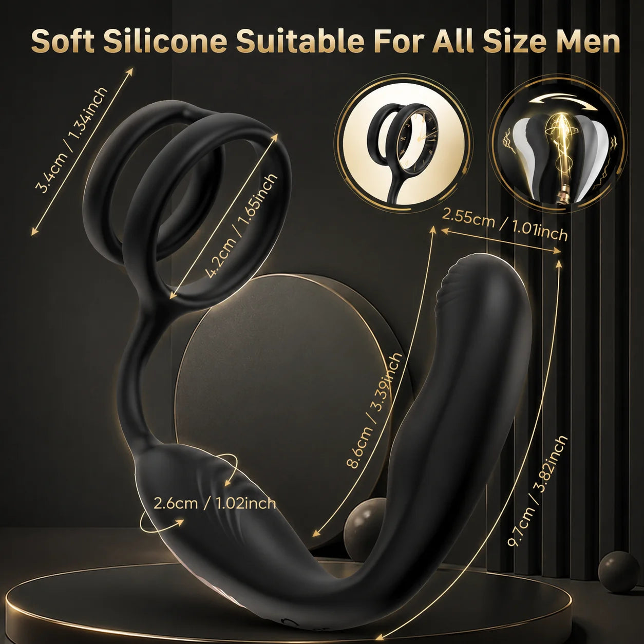 Prostate Massager Anal Vibrator Male Sex Toys for Men Gay Anal Plug Adult Toys Butt Plug for Women Remote 7 Wiggling Vibrating
