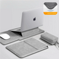Laptop Sleeve Case 13 14 15 15.6 16Inch For Huawei HP DELL Bag For Macbook Air Pro 13 13.6 M4 Notebook Case with Stand Men Women