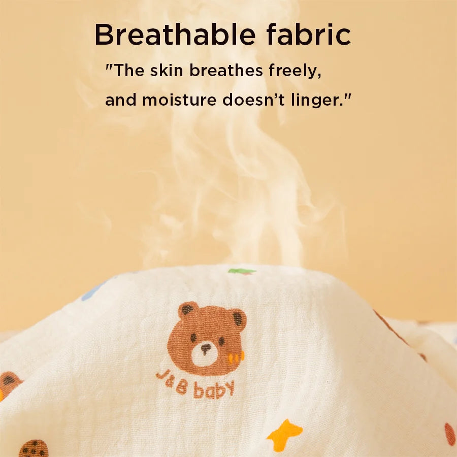 Simple Style Printed Baby Blanket Made of Gauze Material, Newborn Swaddle, Baby Swaddle Blanket, Gauze Wrap, Bedding, Baby Bath Towel, Infant Products