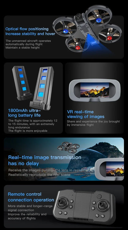Xiaomi X226 GPS Drone 8K Aerial HD Dual Camera Intelligent Obastacle Avoidance 5G WIFI  Brushless Power Exclusive HD VR Drone