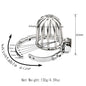 2025 Adjustable Clasp Chastity Cage Sex Toys for Men Metal Penis Ring Sleeve Bdsm Penis Bondage Erotic Urethral Lock Cock Cage