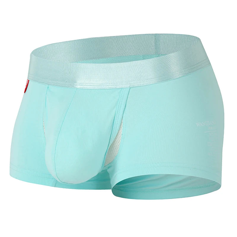 Open Front Underwear Men Cotton Sexy Men's Boxer Shorts Panties Breathable Pouch Bulge Underpants Male
